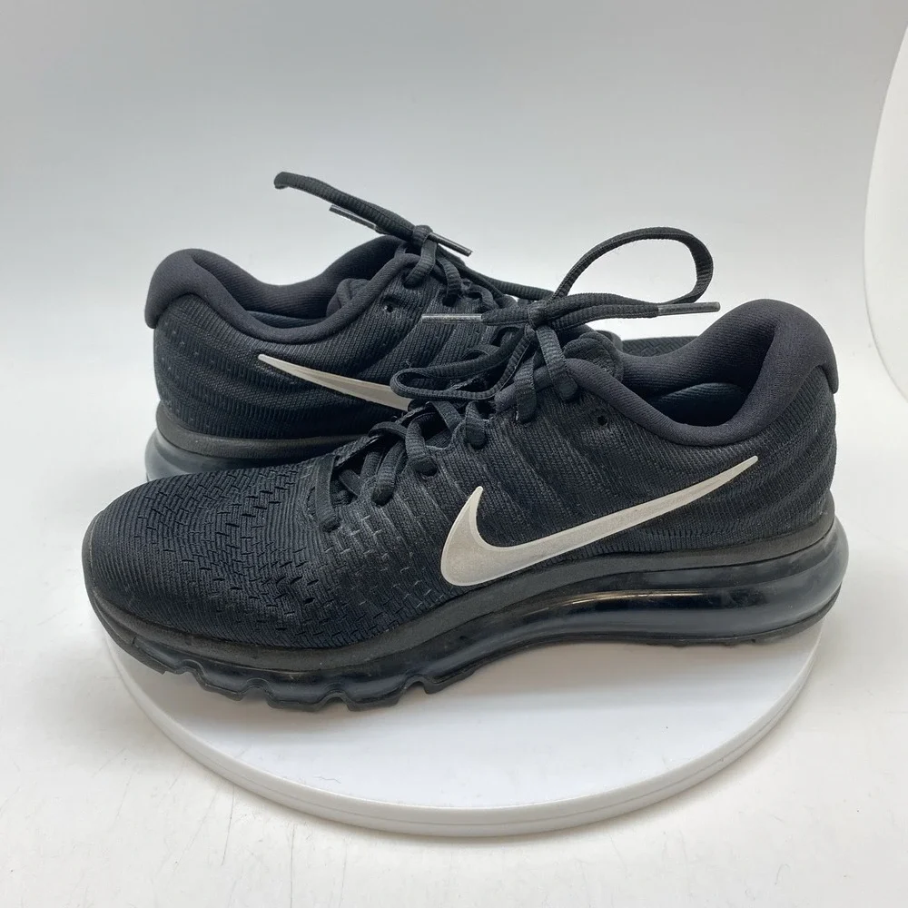Nike Sneakers Womens 7.5 Air Max 2017 849560-001 Black Athletic Shoes